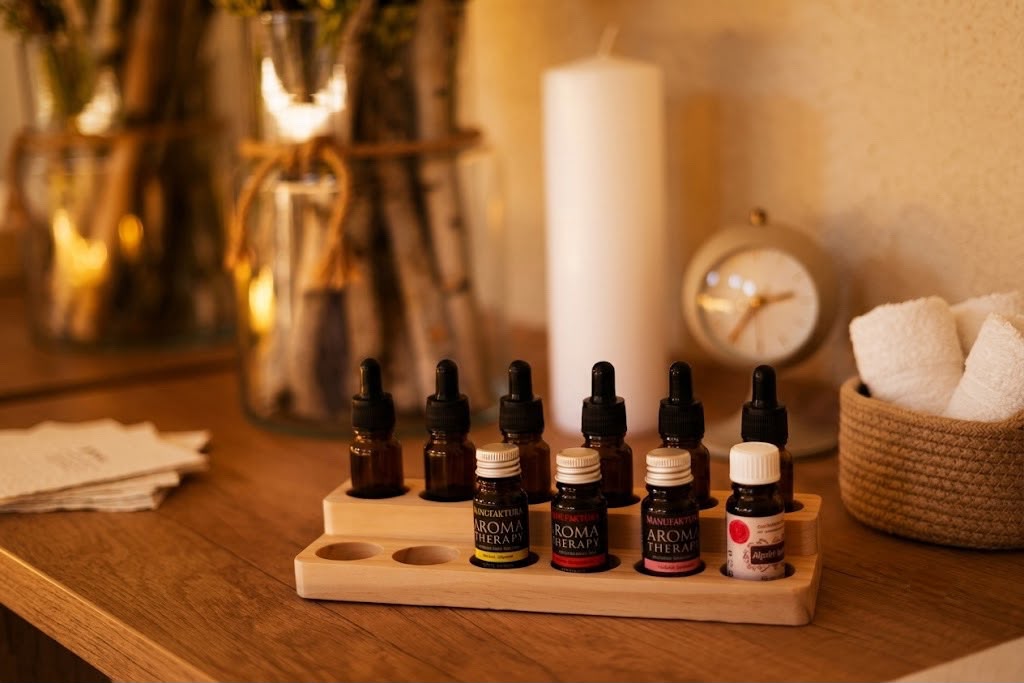 Relaxační masáž s aromatickým olejem